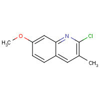 132118-45-7 2-chloro-7-methoxy-3-methylquinoline chemical structure