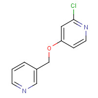 1233705-28-6 2-chloro-4-(pyridin-3-ylmethoxy)pyridine chemical structure