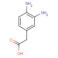 621-43-2 2-(3,4-diaminophenyl)acetic acid chemical structure