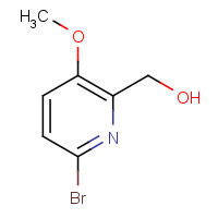 905562-98-3 (6-bromo-3-methoxypyridin-2-yl)methanol chemical structure