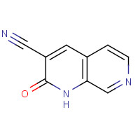 55234-66-7 2-oxo-1H-1,7-naphthyridine-3-carbonitrile chemical structure