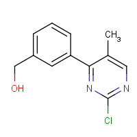 1312603-26-1 [3-(2-chloro-5-methylpyrimidin-4-yl)phenyl]methanol chemical structure