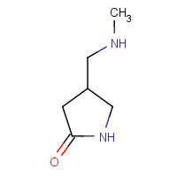 933691-52-2 4-(methylaminomethyl)pyrrolidin-2-one chemical structure