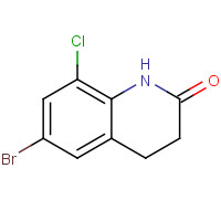 1404367-50-5 6-bromo-8-chloro-3,4-dihydro-1H-quinolin-2-one chemical structure