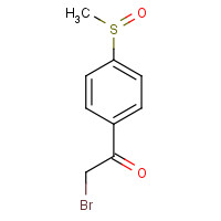 3323-79-3 2-bromo-1-(4-methylsulfinylphenyl)ethanone chemical structure