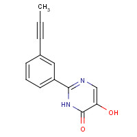 1333239-78-3 5-hydroxy-2-(3-prop-1-ynylphenyl)-1H-pyrimidin-6-one chemical structure