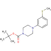 1121596-47-1 tert-butyl 4-(3-methylsulfanylphenyl)piperazine-1-carboxylate chemical structure