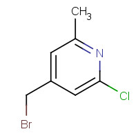 1227588-90-0 4-(bromomethyl)-2-chloro-6-methylpyridine chemical structure