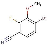 1426073-33-7 4-bromo-2-fluoro-3-methoxybenzonitrile chemical structure