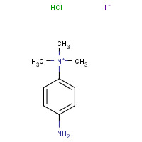 62654-12-0 (4-aminophenyl)-trimethylazanium;iodide;hydrochloride chemical structure