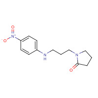 863453-73-0 1-[3-(4-nitroanilino)propyl]pyrrolidin-2-one chemical structure