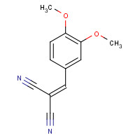2972-80-7 2-[(3,4-dimethoxyphenyl)methylidene]propanedinitrile chemical structure