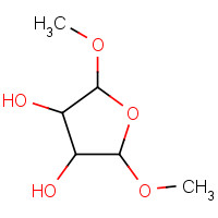 55932-21-3 2,5-dimethoxyoxolane-3,4-diol chemical structure