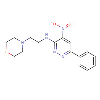 126317-53-1 N-(2-morpholin-4-ylethyl)-4-nitro-6-phenylpyridazin-3-amine chemical structure