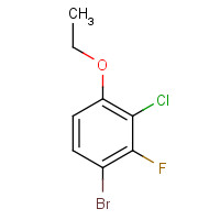 909122-14-1 1-bromo-3-chloro-4-ethoxy-2-fluorobenzene chemical structure