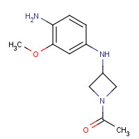 1375465-31-8 1-[3-(4-amino-3-methoxyanilino)azetidin-1-yl]ethanone chemical structure
