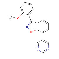 1428881-78-0 3-(2-methoxyphenyl)-7-pyrimidin-5-yl-1,2-benzoxazole chemical structure