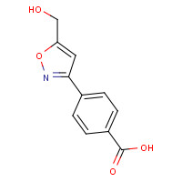 835594-13-3 4-[5-(hydroxymethyl)-1,2-oxazol-3-yl]benzoic acid chemical structure
