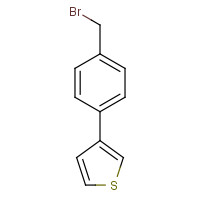 108912-09-0 3-[4-(bromomethyl)phenyl]thiophene chemical structure
