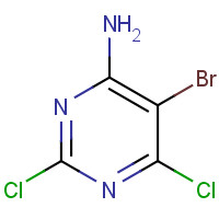 101012-11-7 5-bromo-2,6-dichloropyrimidin-4-amine chemical structure