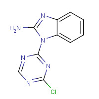 333737-08-9 1-(4-chloro-1,3,5-triazin-2-yl)benzimidazol-2-amine chemical structure