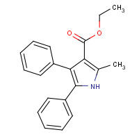 3274-64-4 ethyl 2-methyl-4,5-diphenyl-1H-pyrrole-3-carboxylate chemical structure