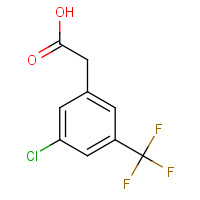 886496-99-7 2-[3-chloro-5-(trifluoromethyl)phenyl]acetic acid chemical structure