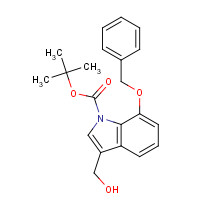 914349-16-9 tert-butyl 3-(hydroxymethyl)-7-phenylmethoxyindole-1-carboxylate chemical structure