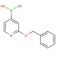 1256355-62-0 (2-phenylmethoxypyridin-4-yl)boronic acid chemical structure