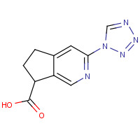 1374573-61-1 3-(tetrazol-1-yl)-6,7-dihydro-5H-cyclopenta[c]pyridine-7-carboxylic acid chemical structure