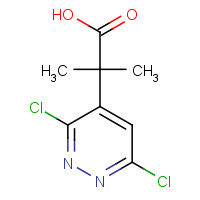 1379671-07-4 2-(3,6-dichloropyridazin-4-yl)-2-methylpropanoic acid chemical structure