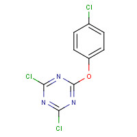 30886-26-1 2,4-dichloro-6-(4-chlorophenoxy)-1,3,5-triazine chemical structure