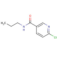 54864-85-6 6-chloro-N-propylpyridine-3-carboxamide chemical structure