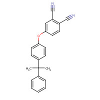 83482-57-9 4-[4-(2-phenylpropan-2-yl)phenoxy]benzene-1,2-dicarbonitrile chemical structure