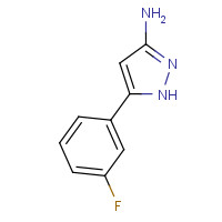 1028842-99-0 5-(3-fluorophenyl)-1H-pyrazol-3-amine chemical structure