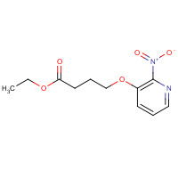 144879-54-9 ethyl 4-(2-nitropyridin-3-yl)oxybutanoate chemical structure