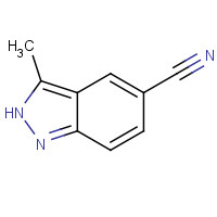 267875-55-8 3-methyl-2H-indazole-5-carbonitrile chemical structure