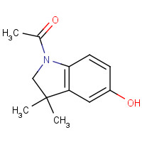 87234-70-6 1-(5-hydroxy-3,3-dimethyl-2H-indol-1-yl)ethanone chemical structure