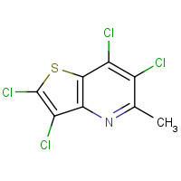 174302-05-7 2,3,6,7-tetrachloro-5-methylthieno[3,2-b]pyridine chemical structure