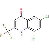 18706-23-5 6,8-dichloro-2-(trifluoromethyl)-1H-quinolin-4-one chemical structure