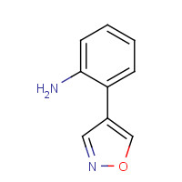 87488-70-8 2-(1,2-oxazol-4-yl)aniline chemical structure