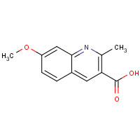 470702-34-2 7-methoxy-2-methylquinoline-3-carboxylic acid chemical structure