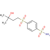 108966-56-9 4-(3-hydroxy-3-methylbutyl)sulfonylbenzenesulfonamide chemical structure