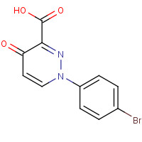937690-88-5 1-(4-bromophenyl)-4-oxopyridazine-3-carboxylic acid chemical structure