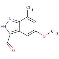 1000340-55-5 5-methoxy-7-methyl-2H-indazole-3-carbaldehyde chemical structure