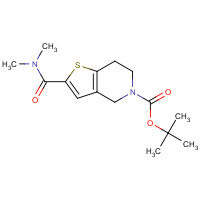 230301-70-9 tert-butyl 2-(dimethylcarbamoyl)-6,7-dihydro-4H-thieno[3,2-c]pyridine-5-carboxylate chemical structure