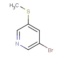 142137-18-6 3-bromo-5-methylsulfanylpyridine chemical structure