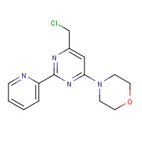 944058-85-9 4-[6-(chloromethyl)-2-pyridin-2-ylpyrimidin-4-yl]morpholine chemical structure
