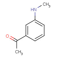 42865-75-8 1-[3-(methylamino)phenyl]ethanone chemical structure