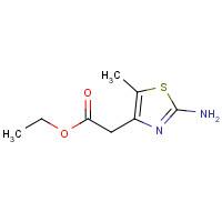 859521-92-9 ethyl 2-(2-amino-5-methyl-1,3-thiazol-4-yl)acetate chemical structure